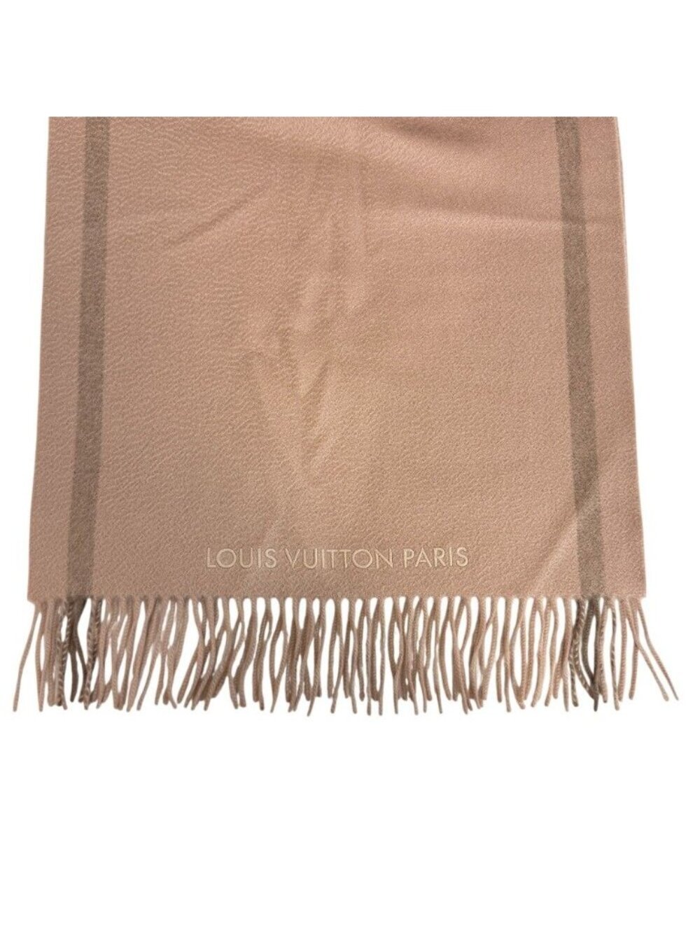 Louis Vuitton Scarf LV Icon Cashmere Beige